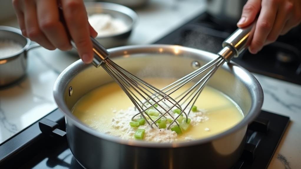 Deconstructed Lobster Pot Pie With Celery & Tarragon 2 gradually whisk in flour