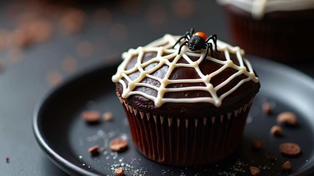 5 Best Halloween Cupcake Recipes halloween themed spider web cupcakes