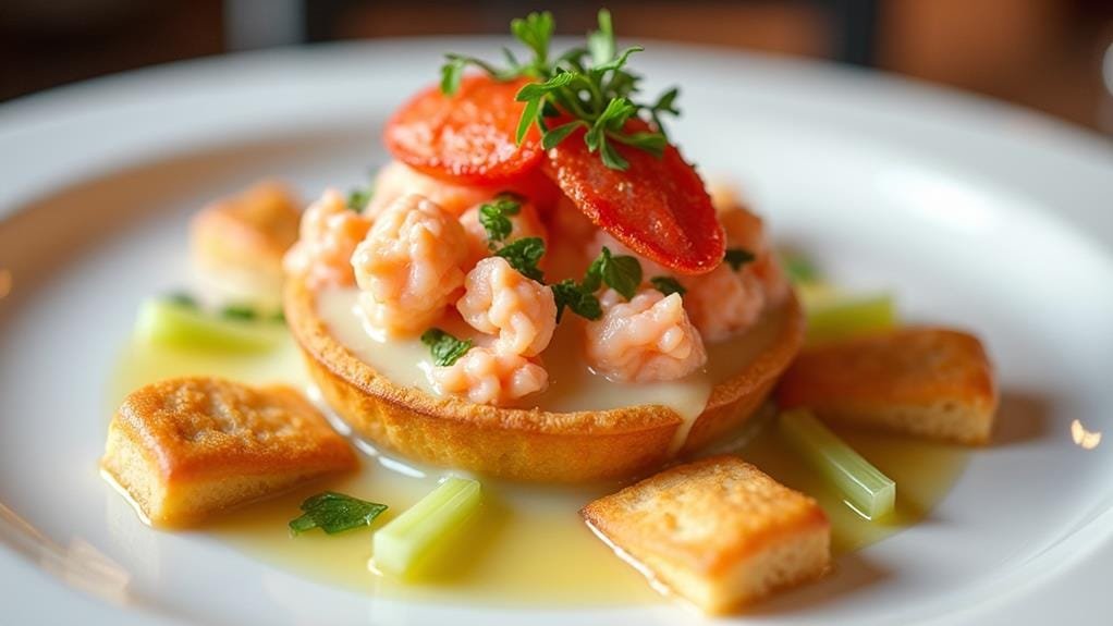 Deconstructed Lobster Pot Pie With Celery & Tarragon