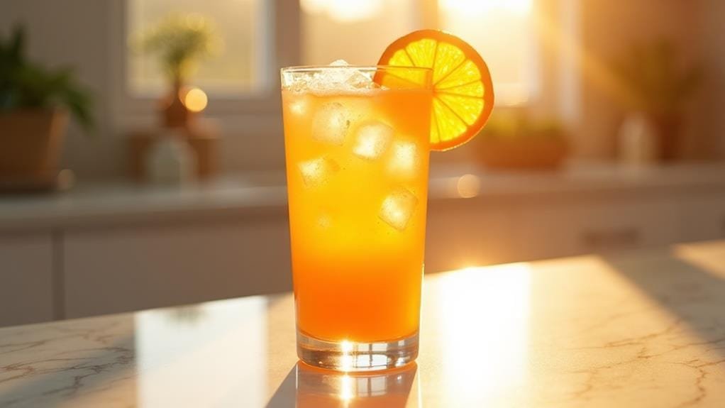 add orange juice first