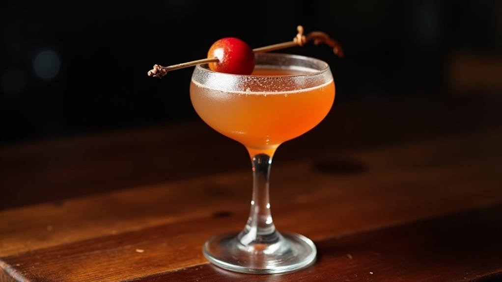 Roasted Chestnut Manhattan With Cherry 4 chill glassware overnight preparation