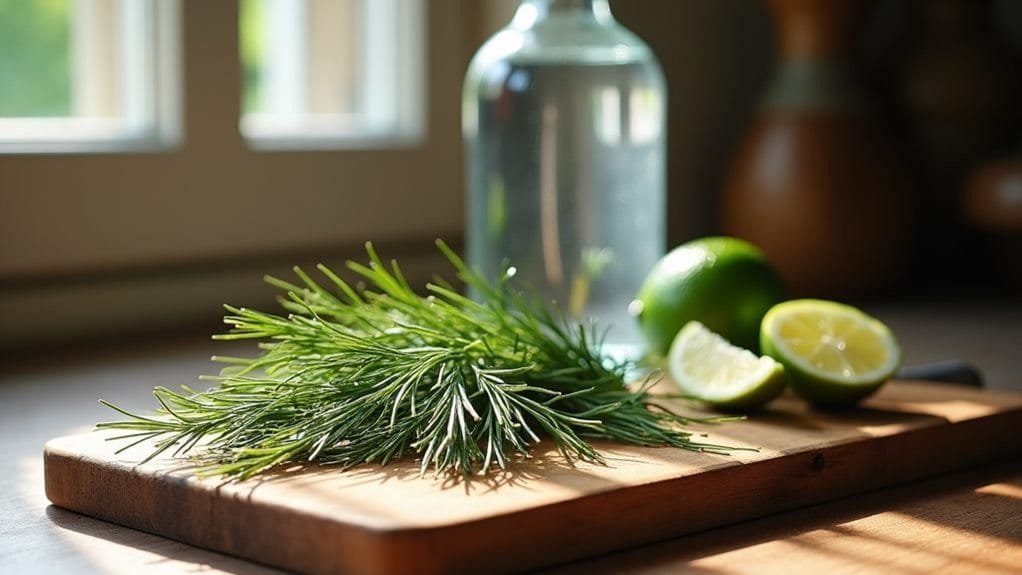 Christmas Forest Pine Vodka and Lime 4 choose fresh pine needles