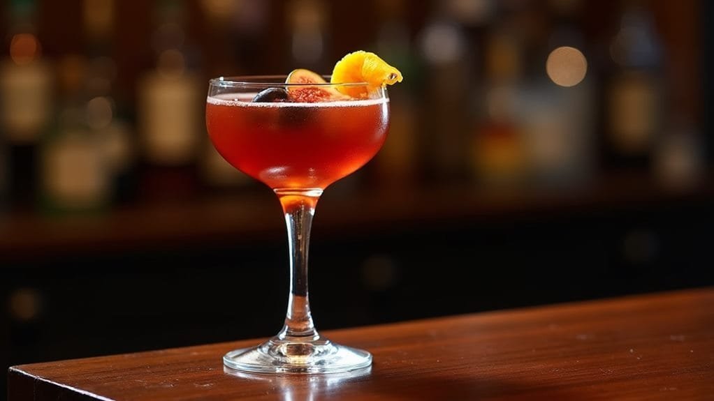 Festive Fig Manhattan With Orange Peel 1 chronicles of past events