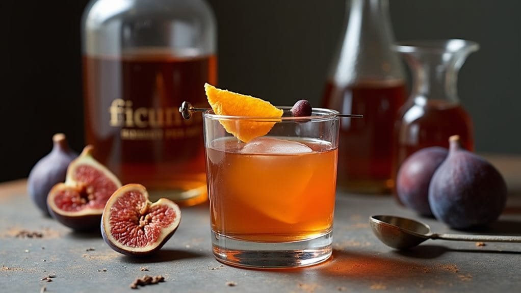 Festive Fig Manhattan With Orange Peel 4 collect necessary items