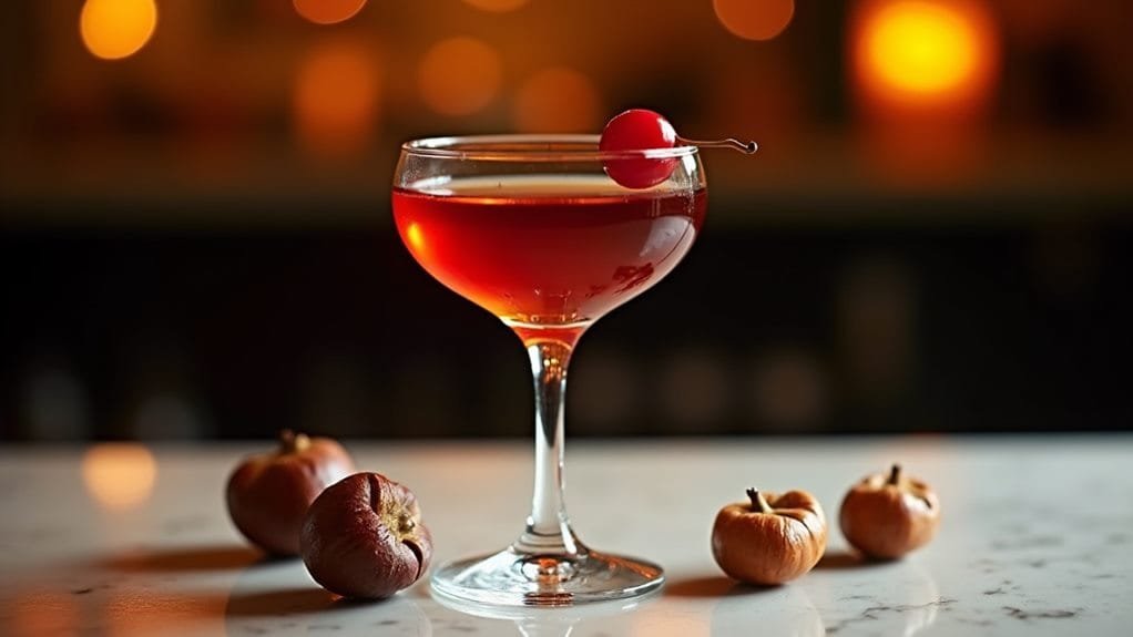 Roasted Chestnut Manhattan With Cherry 2 culinary instructions and ingredients