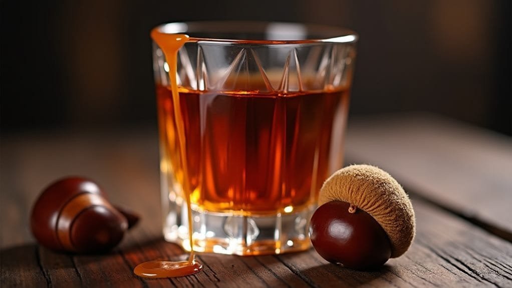Roasted Chestnut Liqueur With Caramel Rim 2 culinary instructions for cooking