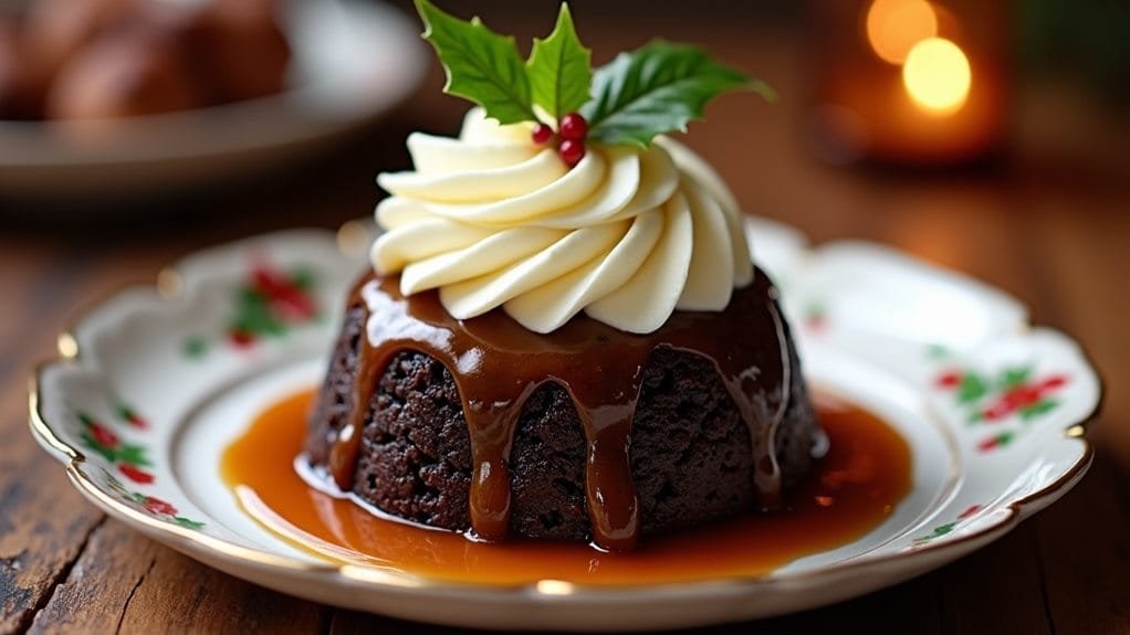 Christmas Pudding Rum With Brandy Cream 2 delicious dish preparation guide