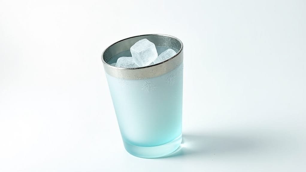 Winter Wonderland White Chocolate Martini 6 fill shaker with ice