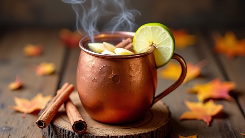 Spiced Apple Cider Mule With Ginger 10 finalizing the details