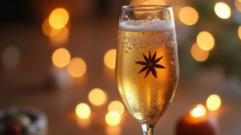 Spiced Pear Bellini With Star Anise 10 finalizing the details