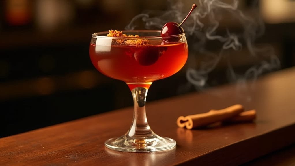 Roasted Chestnut Manhattan With Cherry 10 finalizing the discussion