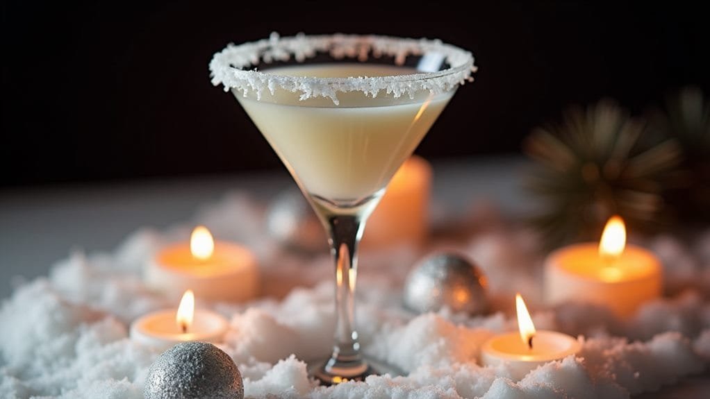 Winter Wonderland White Chocolate Martini 10 finalizing the process