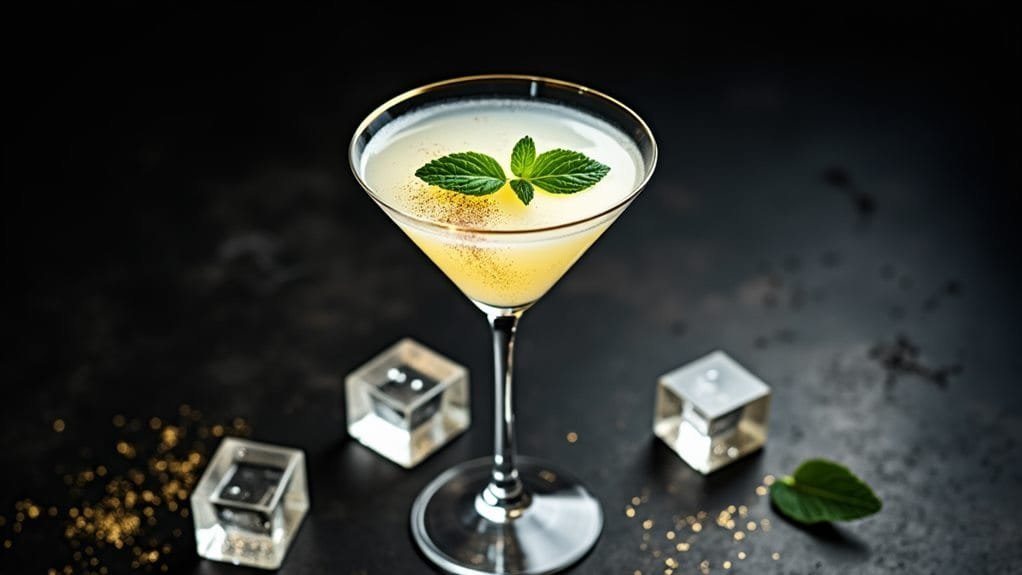 fresh mint garnish addition