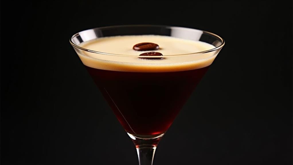 garnish with coffee beans