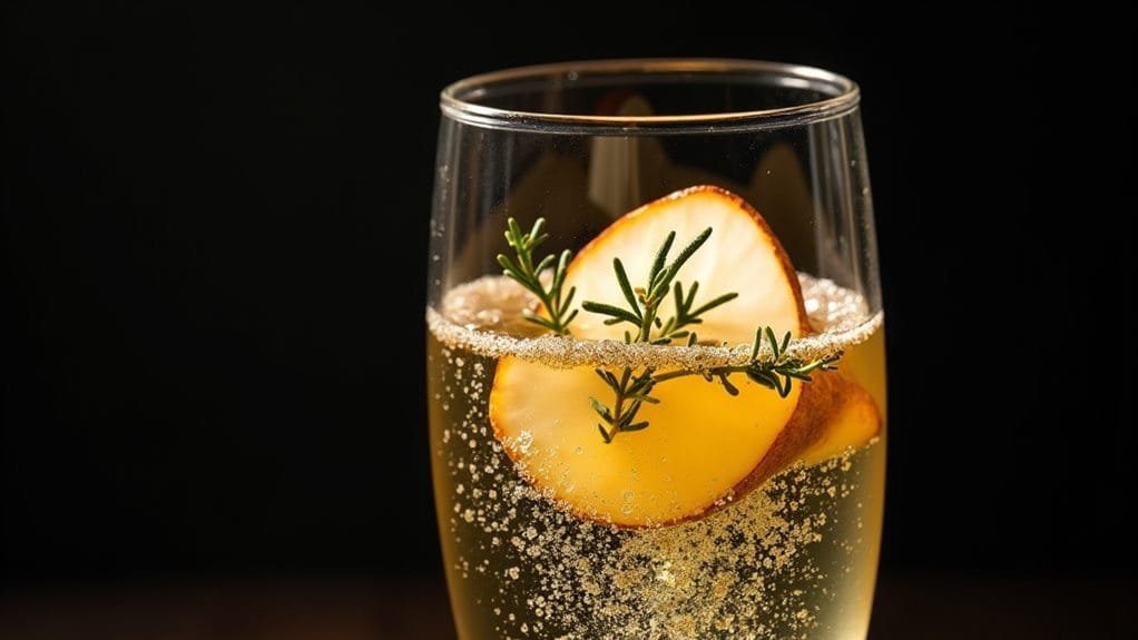 garnish with fruit slices