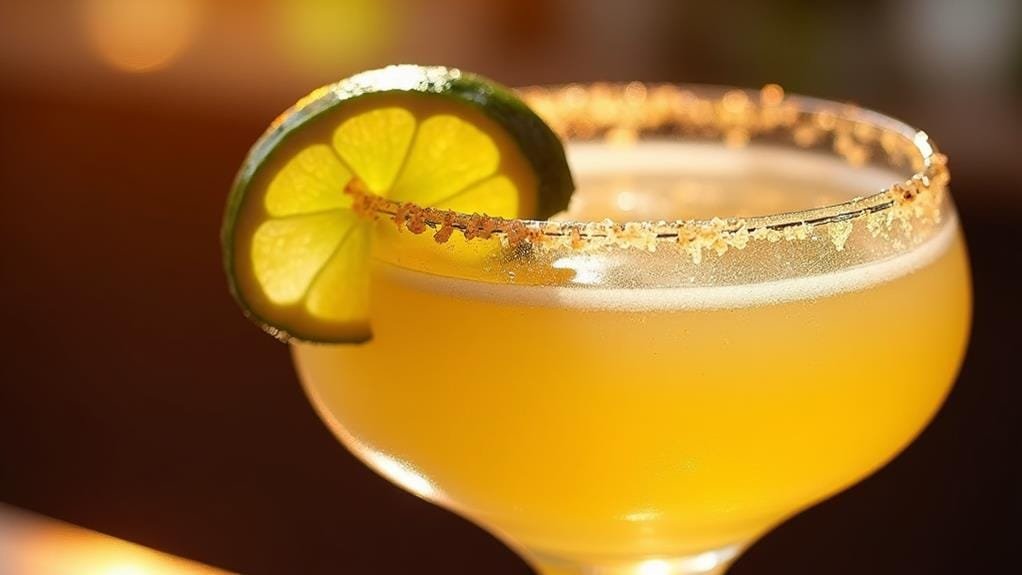 garnish with lime wheel