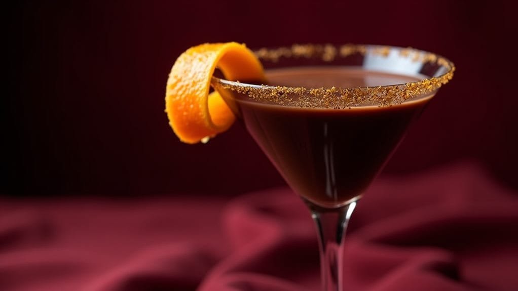 Velvet Chocolate Orange Martini With Gold 1 historical events and timelines
