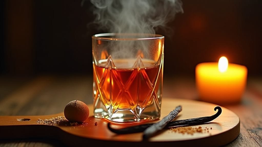 incorporate vanilla and nutmeg