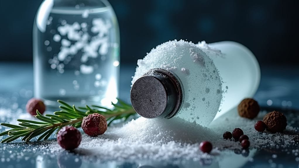 Winter Frost Gin With Silver Sugar 6 mix combine shake well