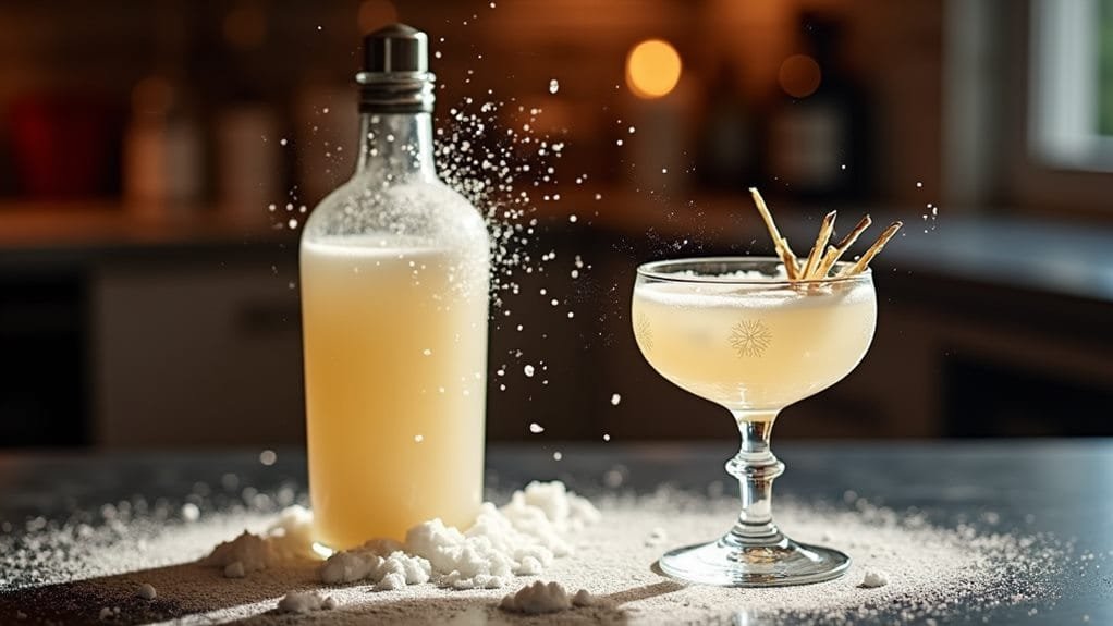 shake cocktail ingredients thoroughly