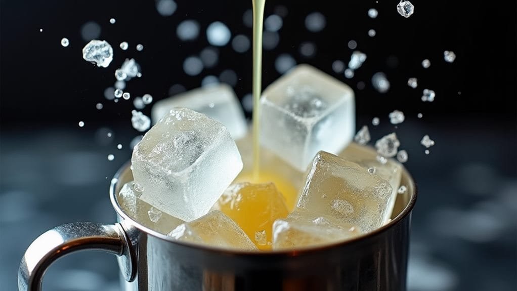 Silver Bell Gin With Elder-Flower 5 shake ingredients with ice