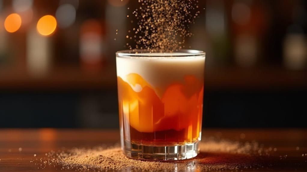 Pumpkin Spice Russian With Cream 8 sprinkle nutmeg for flavor