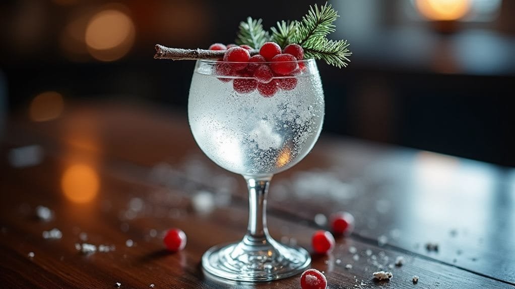 Frosted Pine Vodka With Candied Cranberries 3 step by step cooking instructions