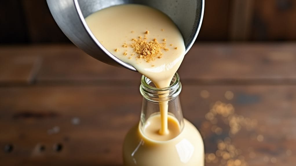 Christmas Morning Irish Cream With Nutmeg 7 transfer liquid to bottles